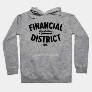 Discover the Vibrant Essence of Manhattan's Financial District in NYC Hoodie